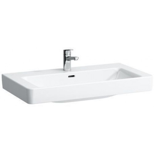 LAUFEN PRO S Umyvadlo, broušené, s otvorem, bez přepadu, bílá LCC 8.1696.5.400.111.1