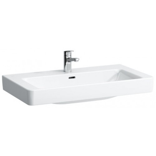 LAUFEN PRO S Umyvadlo 85x46 cm, s 1 otvorem, bez přepadu, bílá 8.1396.5.000.111.1 LAUFEN PRO S Umyvadlo 85x46 cm, s 1 otvorem, bez přepadu, bílá 8.1396.5.000.111.1