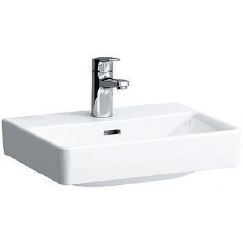 LAUFEN PRO S Umývátko 45x34 cm, broušené, s 1 otvorem, bílá 8.1696.1.000.104.1