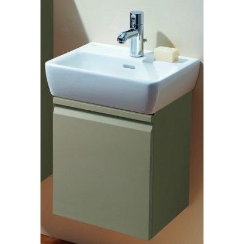 LAUFEN PRO Skříňka pod umyvadlo, levá, 380mm, 1 polička, cappuccino, 4.8301.1.095.465.1