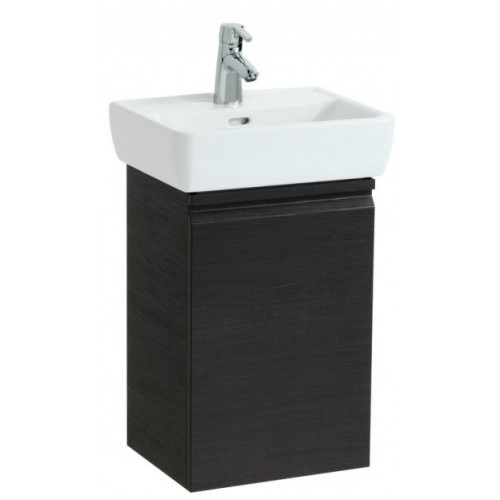 LAUFEN PRO Skříňka pod umyvadlo, levá, 380mm, 1 polička, wenge, 4.8301.1.095.423.1