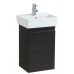 LAUFEN PRO Skříňka pod umyvadlo, levá, 380mm, 1 polička, wenge, 4.8301.1.095.423.1