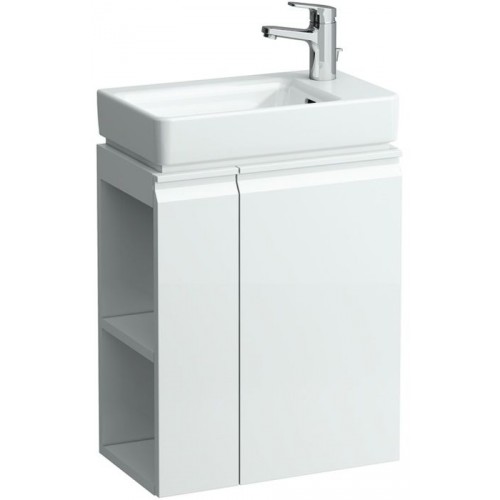 LAUFEN PRO Skříňka pod umyvadlo, pravá, 470mm, poličky vlevo, bílá, 4.8300.2.095.463.1