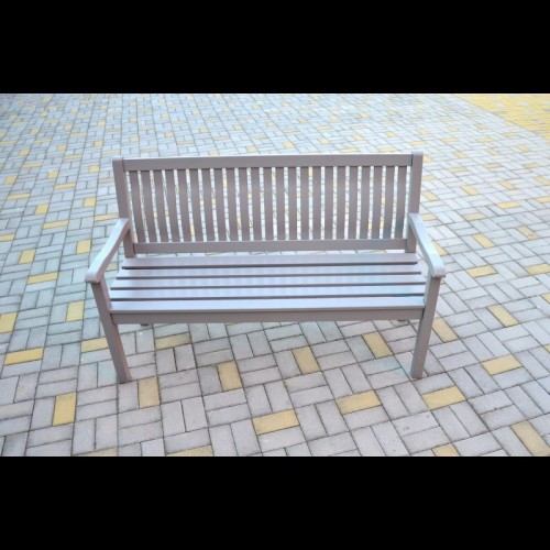 Lavice BOSTON 150 x 58 x 90 cm, popelavá, borovice 415/4