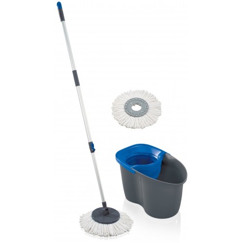 LEIFHEIT Set CLEAN TWIST Disc Mop Active grey blue 55268