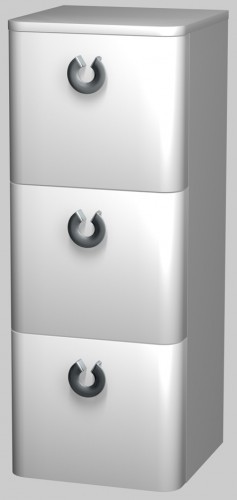 INTEDOOR ARKADE střední koupelnová skříňka závěsná AKSS353ZRG/H1511 INTEDOOR ARKADE střední koupelnová skříňka závěsná AKSS353ZRG/H1511