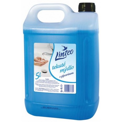 LINTEO SATIN Tekuté mýdlo Blue, s glycerinem 5l