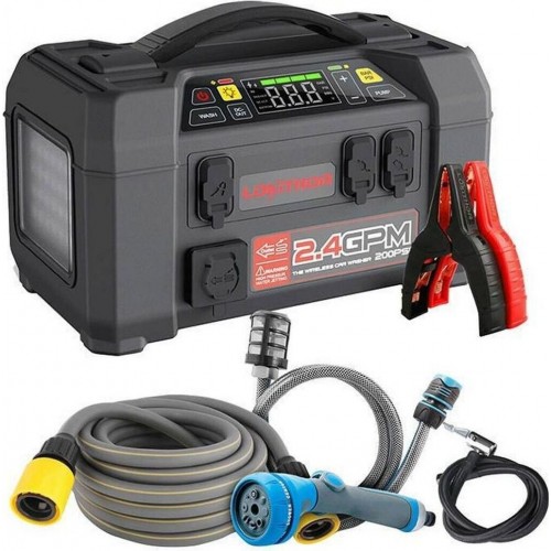 LOKITHOR Startovací zdroj s kompresorem a čerpadlem (12V/2500A/74Wh) AW401
