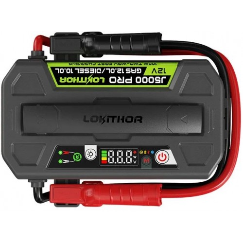 LOKITHOR Startovací zdroj (12V/5000A/99.8Wh) J5000 PRO LOKITHOR Startovací zdroj (12V/5000A/99.8Wh) J5000 PRO