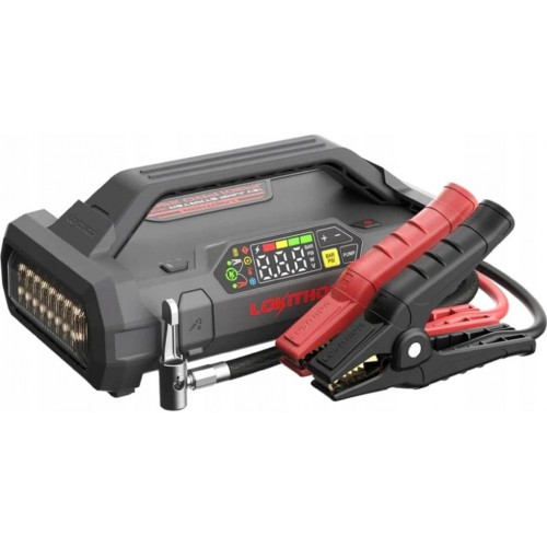 LOKITHOR Startovací zdroj s kompresorem (12V/ 2500A/74Wh) JA301 PRO LOKITHOR Startovací zdroj s kompresorem (12V/ 2500A/74Wh) JA301 PRO