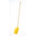 Lopata s násadou kov/dřevo 80cm, žlutá 34540019