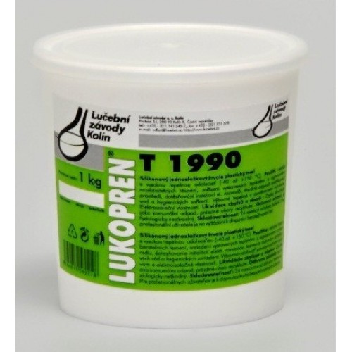 LUKOPREN T1990 plastický silikonový tmel 200 g, šedá