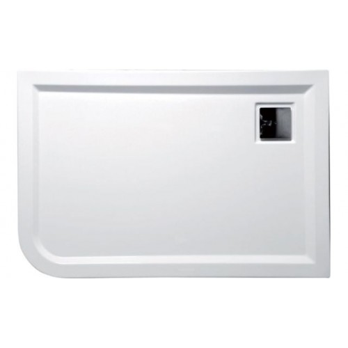 POLYSAN Sprchová vanička LUNETA 100x80 obdelníková s konstrukcí,pravá POLYSAN Sprchová vanička LUNETA 100x80 obdelníková s konstrukcí,pravá