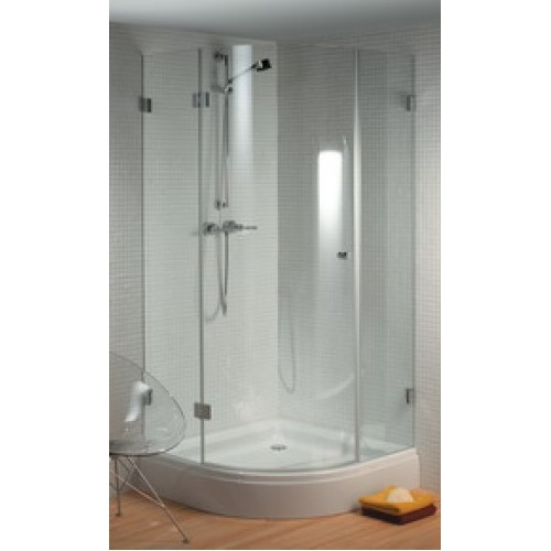 SCANDIC čtvrtkruhová sprchová zástěna M 308 77x77x200cm levá