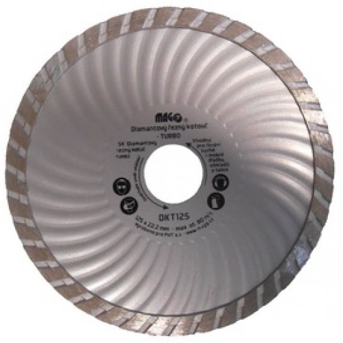 MAGG Diamantový kotouč TURBO 115x22,2mm DKT115 MAGG Diamantový kotouč TURBO 115x22,2mm DKT115