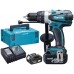 MAKITA DHP458RTJ Aku příklepový šroubovák Li-ion, LXT ( 2x5,0 Ah/18V) Makpac