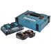 MAKITA 197504-2 Sada Li-ion LXT 18V 2xBL1840B + DC18RD dvojnabíječka + kufr