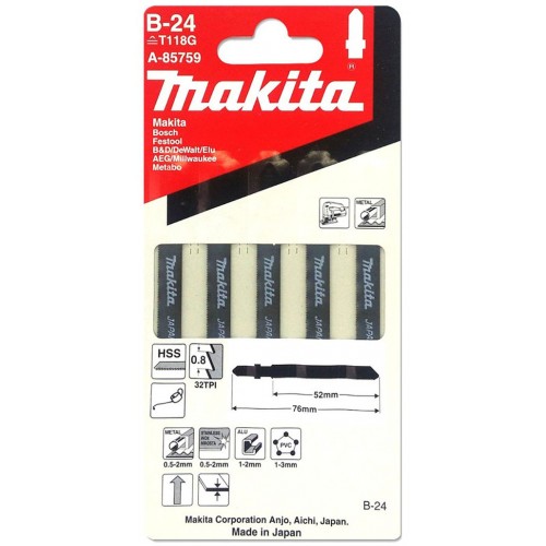 MAKITA A-85759 Pilové plátky č. B-24 50mm 5ks/bal