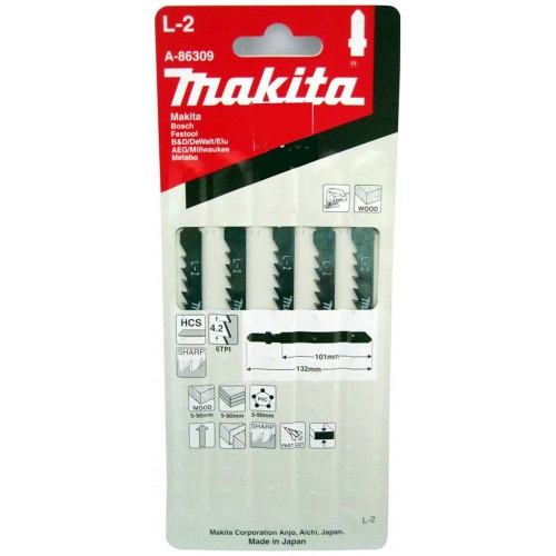 MAKITA A-86309 Pilové plátky č. L-2 101mm 5ks/bal