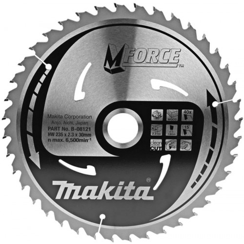 MAKITA Pilový kotouč HM235x30mm 40T B-08121