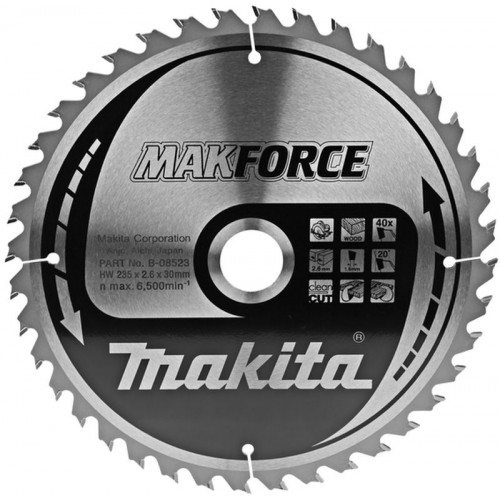 MAKITA pilový kotouč 235x30mm 40 Z B-08523