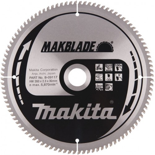 MAKITA B-32873 pilový kotouč 260x30mm 100Z