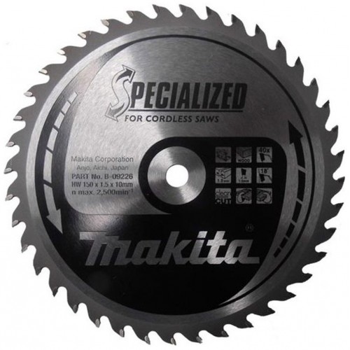 MAKITA B-09226 Pilový kotouč 150x10mm 40 Z