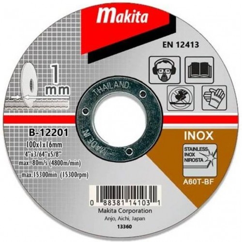 MAKITA B-12201 řezný kotouč 100x1x16mm nerez