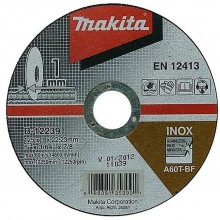 MAKITA B-12239 řezný kotouč 125x1x22mm nerez new E-03040