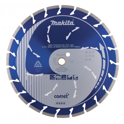 MAKITA B-13552 Diamantový kotouč Comet Rapid 350x25,4mm