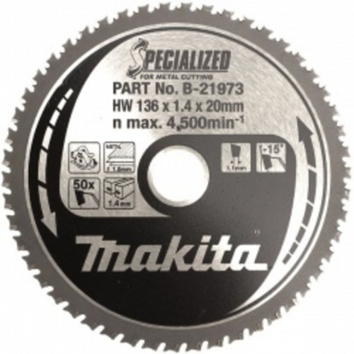 MAKITA B-21973 pilový kotouč 136x20mm 50Z