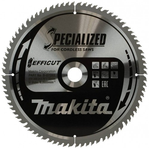 MAKITA B-67315 TCT pilový kotouč Efficut 305x30mm 80T = old B-67262