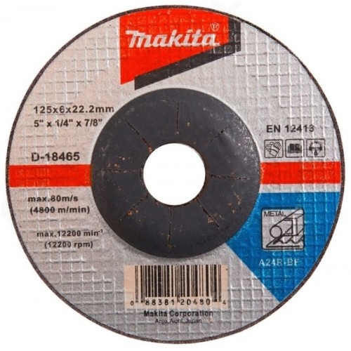 MAKITA D-18465 brusný kotouč na kov 125x6x22mm