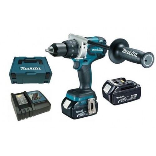 MAKITA DDF481RTJ Aku bezuhlíkový šroubovák Li-ion 18V 5,0 Ah MAKPAC 2