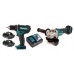 MAKITA S17E4-P6 Aku Set DDF482RAE + DGA504Z + 2xAku BL1820B +nabíječka DC18RC