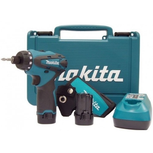 MAKITA DF030DWE Aku šroubovák 1/4" Li-ion 10,8V/2 x 1,3 Ah