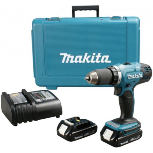 MAKITA DHP453SYE Aku vrtačka s příklepem Li-ion LXT (2x1,5Ah/18V) v kufru