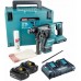 MAKITA DHR280PT2J Aku kladivo 2,8J, Li-ion LXT (2x5,0Ah/18V) Makpac