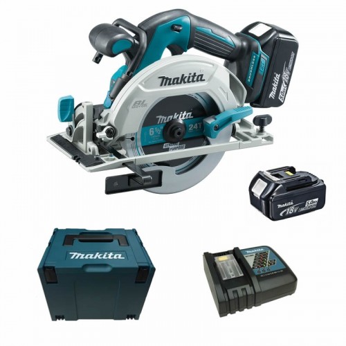 MAKITA DHS680RTJ Aku okružní pila (2x5,0Ah/18V) Makpac 3