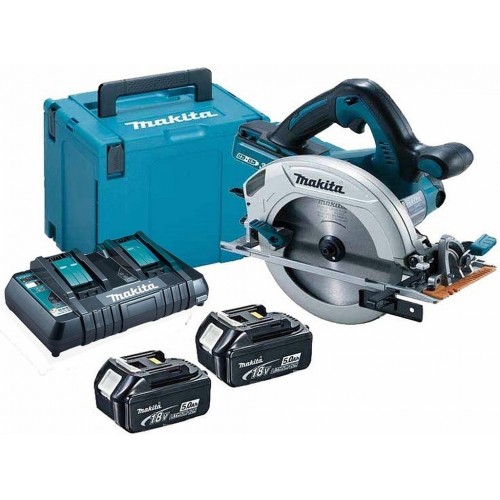 MAKITA DHS710PT2J Aku okružní pila 190mm, Li-ion LXT (2x5,0Ah/18V) Makpac