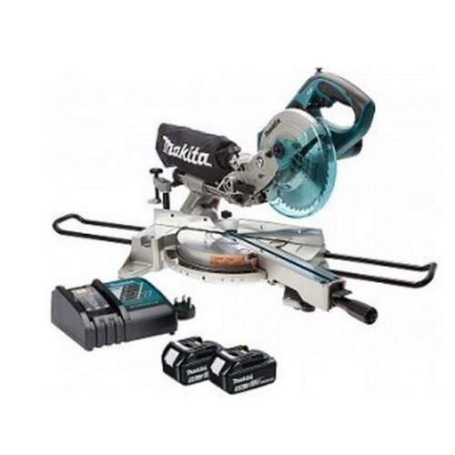 MAKITA DLS713RTE Aku pokosová pila 190mm, Li-ion 18V/5,0Ah