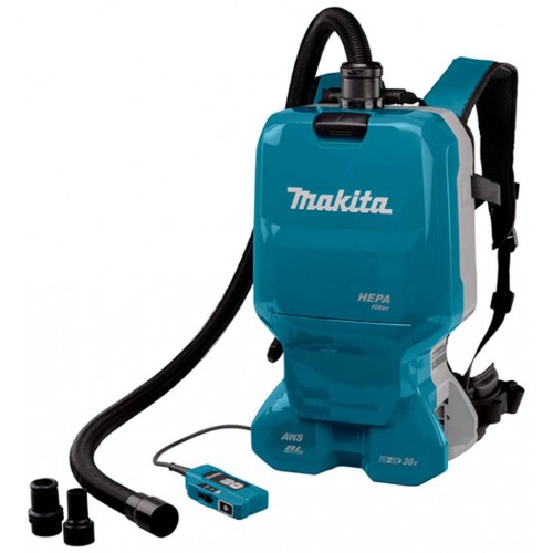 MAKITA DVC665ZU Aku-vysavač zádový s AWS Li-ion LXT 2x18V, bez aku Z