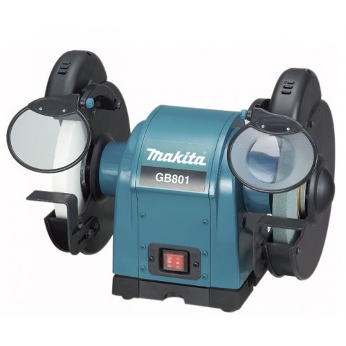 VÝPRODEJ MAKITA GB801 Dvoukotoučová bruska 205mm, 550W PO SERVISE, POŠKOZENÝ OBAL!!