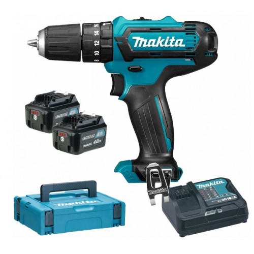 MAKITA HP331DSME Aku příklepový šroubovák Li-ion 2x akku 4,0 Ah 10,8V