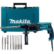 MAKITA HR2470X16 SDS-PLUS Kombinované kladivo s příslušenstvím 2,4J, 780W+D-46361