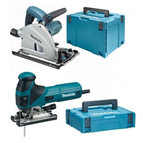 MAKITA MEU029J Sada ponorná pila SP6000J + Přímočará pila 4351FCTJ, systainery
