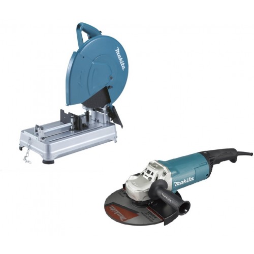 Makita S17E4-P2 Set - Rozbrušovačka 2000 W 2414EN + Úhlová bruska 230mm 2200W GA9060R