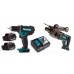 MAKITA Aku Set DDF482RAE + DHR241Z + 2xAku BL1820B +nabíječka DC18RC, S17E4-P4