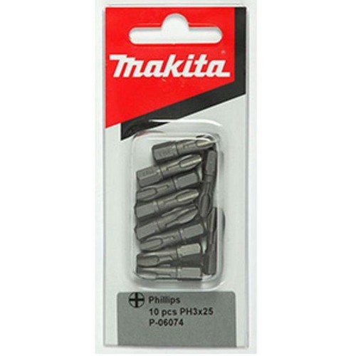 MAKITA P-06074 torzní bit PH3, 25mm, 10 ks