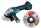 MAKITA DGA504 Aku úhlová bruska 125mm Li-ion 18V, bez akumulátoru + Brusný kotouč